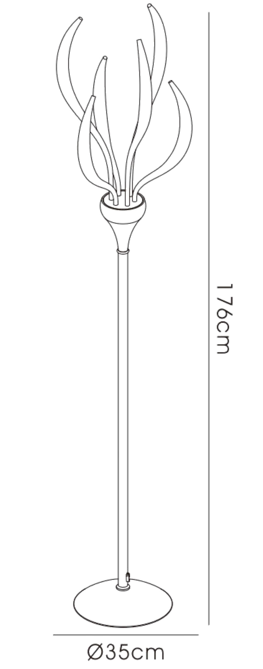 Llamas Gloss White Floor Lamps Diyas Multi Head Floor Lamps Llamas Gloss White Floor Lamps Diyas Multi Head Floor Lamps